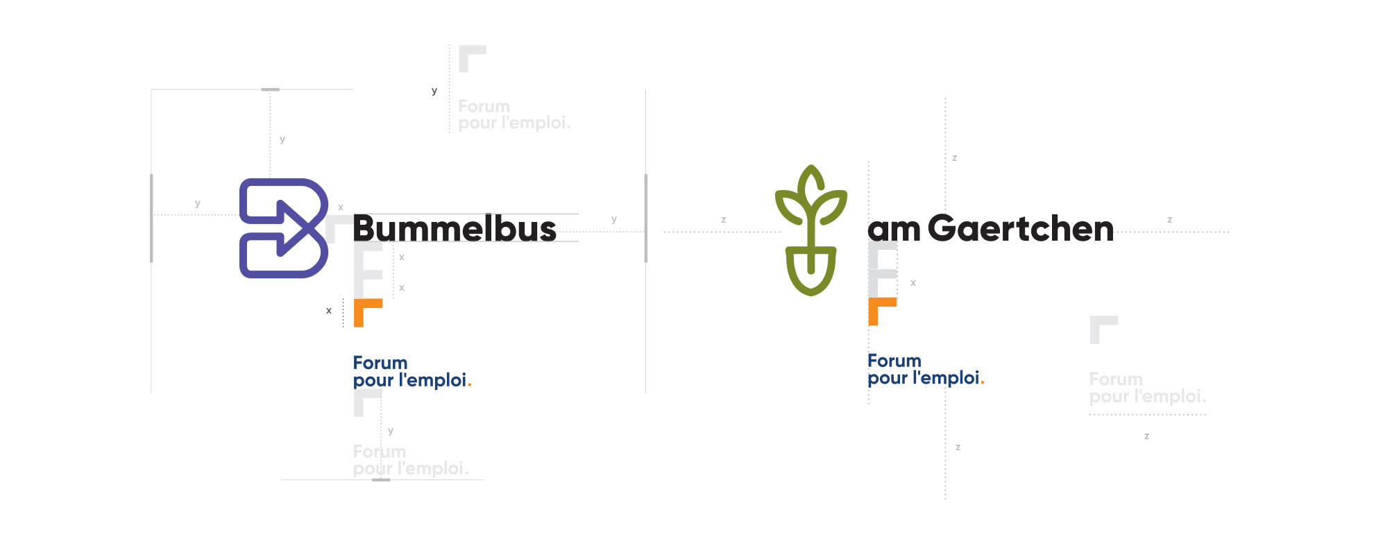 Forum pour l'emploi grid logo