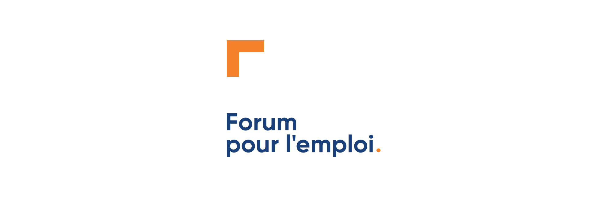 Nouveau Logo Forum pour l'emploi