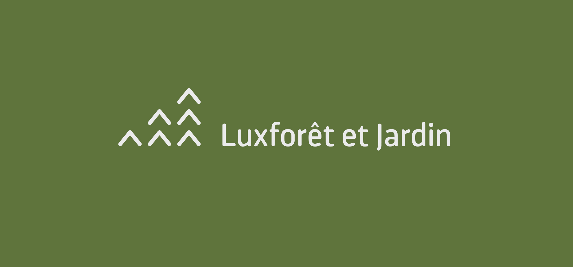 Luxforêt et Jardin nouveau Logo - création de logo et identité visuelle